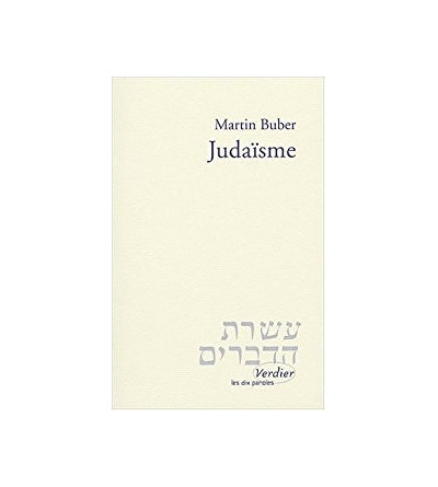 JUDAISME Martin Buber