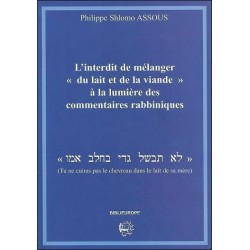 L'interdit de mélanger  "du lait et de la viande" à la lumiére des commentaires rabbiniques