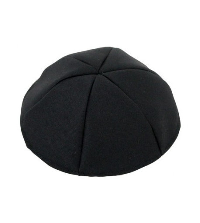 Kippa noir en tissu