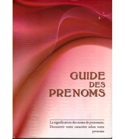 Guide des prénoms