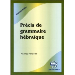 Précis de grammaire hébraïque