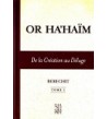 Or Ha'Haïm - Béréchit - Tome 1- De la création au déluge