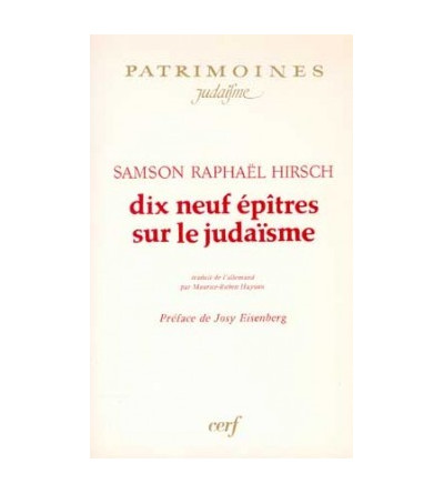 Dix-neuf épîtres sur le judaïsme