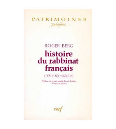Histoire du rabbinat français