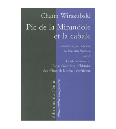 PIC DE LA MIRANDOLE ET LA CABALE