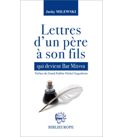 Lettres d’un père à son fils qui devient Bar Mitsva