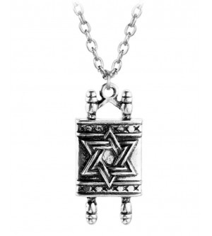 collier avec pendentif sefer torah