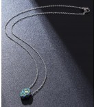 collier avec pendentif main de fatma turquoise