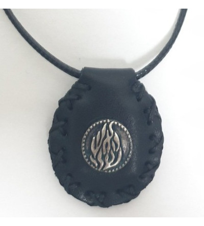 Collier amulette Breslev - Noir