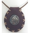 Collier amulette Breslev - Marron