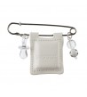 Epingle décorative et protectrice pour bébé avec Psaumes de david