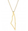 collier avec pendentif Israel or
