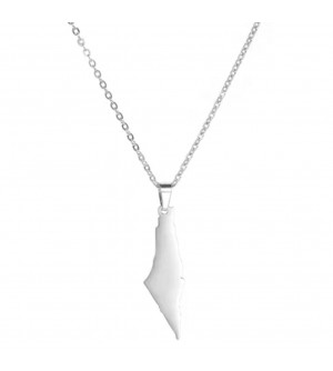 collier avec pendentif erets Israel argent