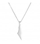 collier avec pendentif erets Israel argent