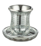 Verre de Kiddouch en Cristal sans pied - Noms rivieres