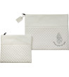 Pochettes Talit et Tefilin - simili cuir Flamme Breslev 3