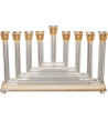 Hanoukia Cristal doré avec pierres