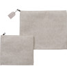 Pochettes Talit et Tefilin - simili cuir blanc
