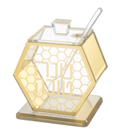 Pot à miel hexagonal Ruche